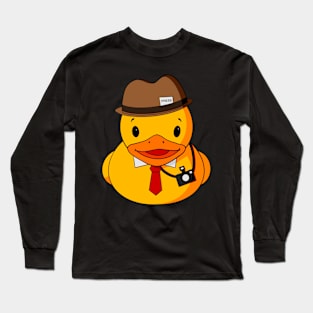 Press Reporter Rubber Duck Long Sleeve T-Shirt